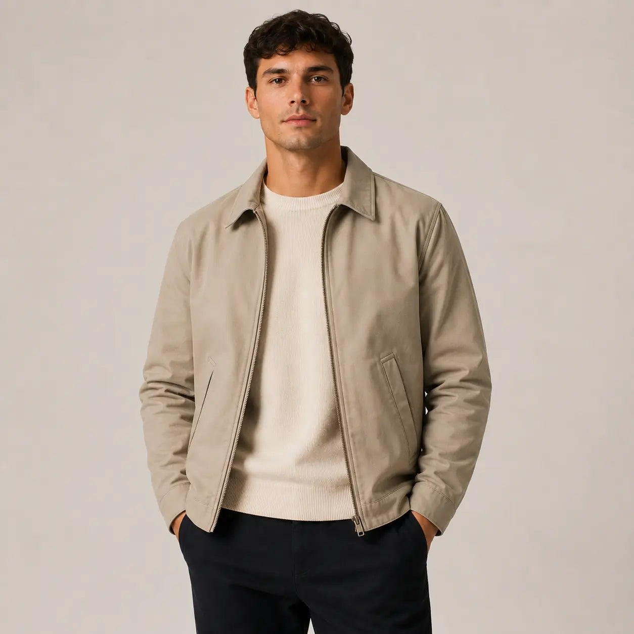 Beige Jacket