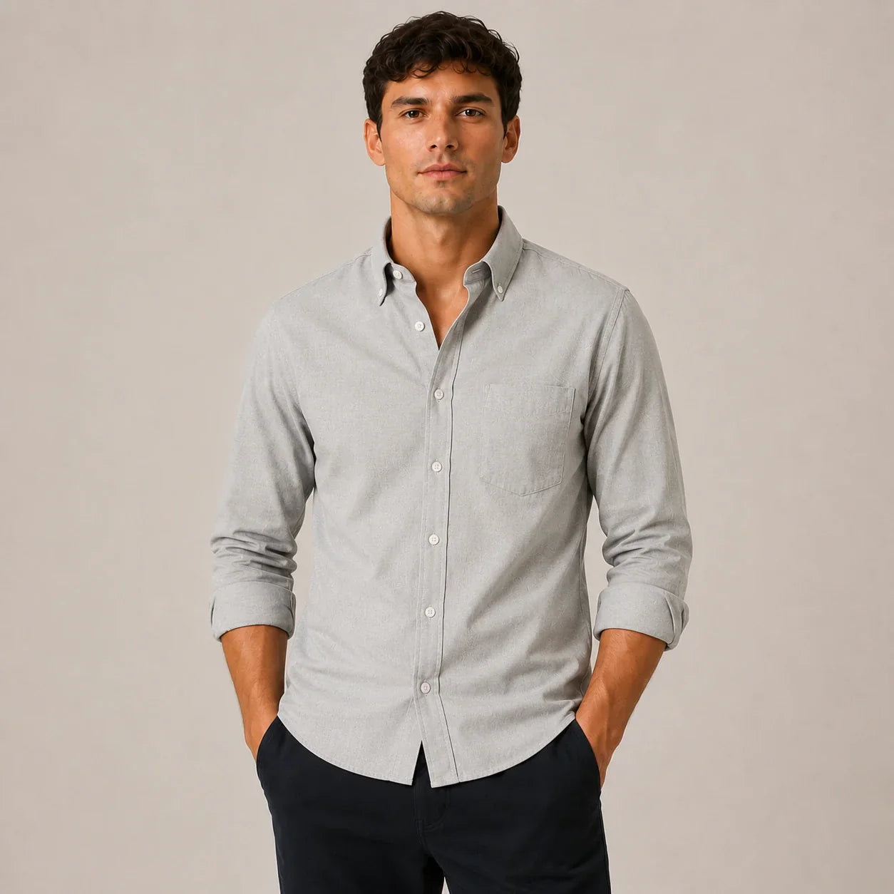 Grey Casual Shirt